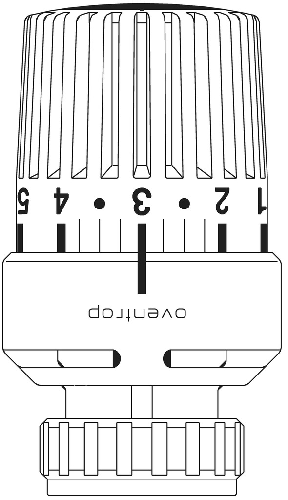 Oventrop Cap Termostatic UNI LD Alb - imagine 2