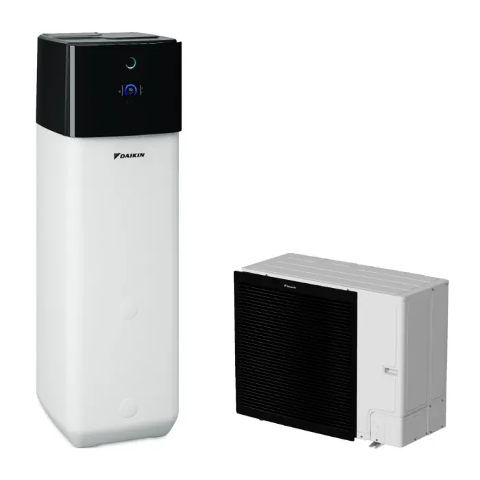 Pompa de caldura Daikin Altherma 3 R ECH2O 16kW pentru incalzire, racire si apa calda menajera, 470L EBSX16P50D-ERLA16DW