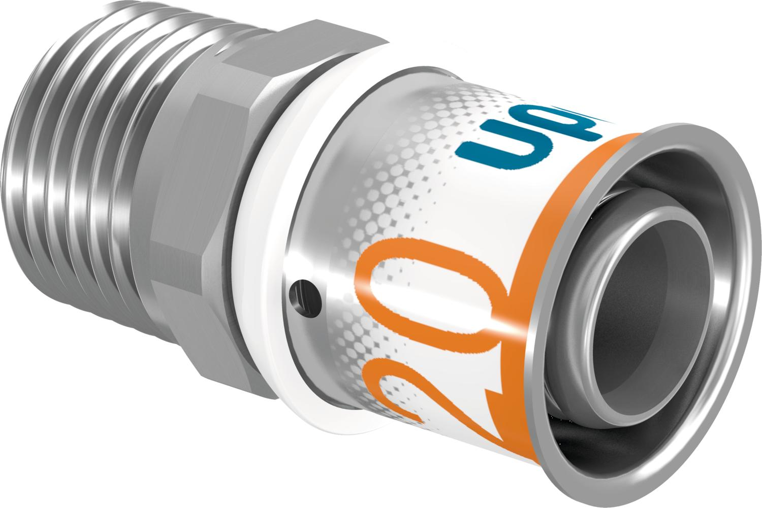 Uponor Conector alamă 20-1/2