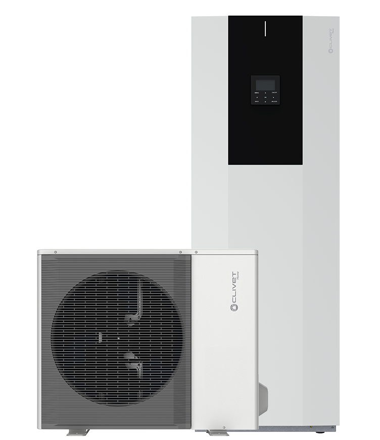 Pompă de Căldură Clivet SPHERA EVO 2.0 Hydro-Split Tower & EDGE PRO 4.1