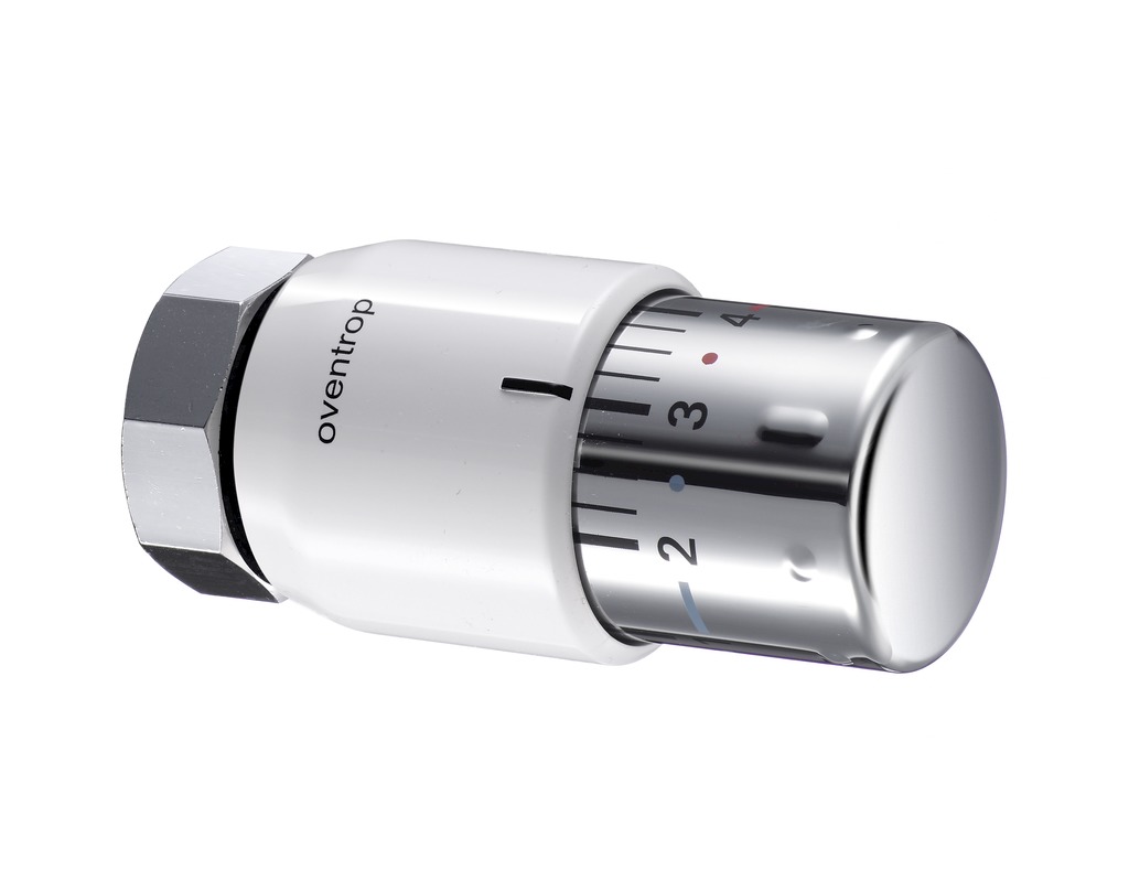 Oventrop Cap Termostatic Uni SH Alb/Cromat - imagine 2