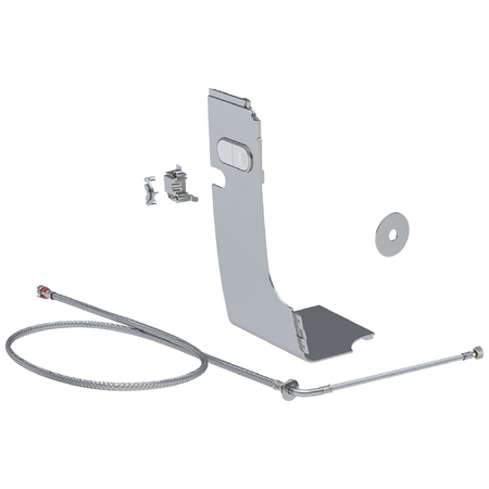 GEBERIT Set rac la apă pt. rez. incastr. 8/12 cm Alb Alpina - imagine 4