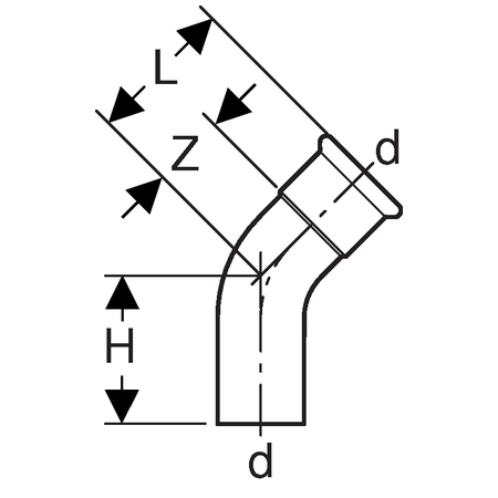 GEBERIT MAPRESS Oțel Carbon Cu Capăt Drept 22/45 - imagine 5