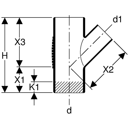 GEBERIT SILENT-DB20 ramificație 56/56/45 - imagine 5