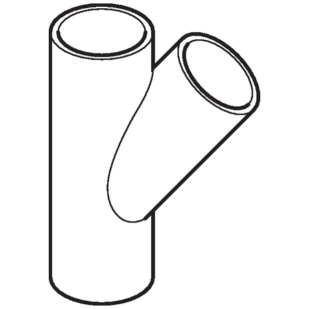 GEBERIT PLUVIA Ramificație HDPE 63/56/45