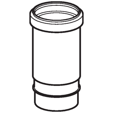 GEBERIT PLUVIA MUFA HDPE de dilatație cu colier dublu 75 - imagine 3