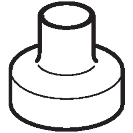 GEBERIT PLUVIA Reducție HDPE concentrică 110/75 - imagine 4