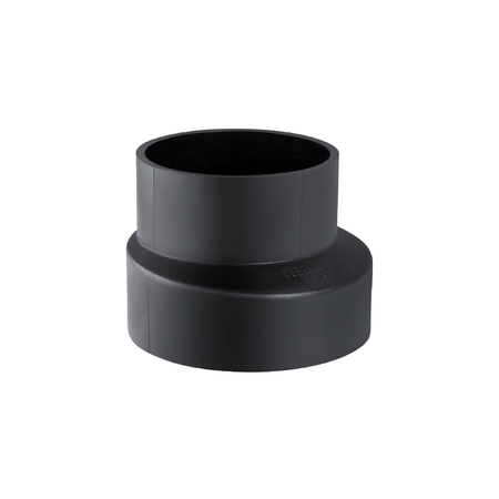 GEBERIT PLUVIA REDUCTIE EXCENTRICA HDPE SCURTA: D=125MM D1=50MM - imagine 5