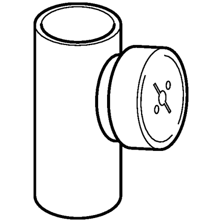 GEBERIT PLUVIA Piesă de curățare HDPE 160 - imagine 5
