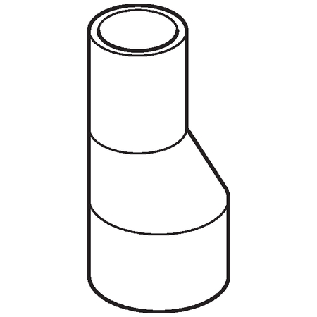 Reducție excentrică Geberit HDPE 160/110 mm