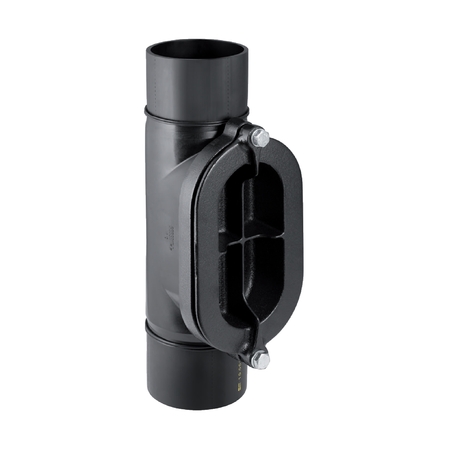 GEBERIT PLUVIA Piesă curățare HDPE 200 oval