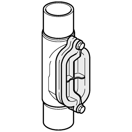 GEBERIT PLUVIA Piesă curățare HDPE 200 oval - imagine 2