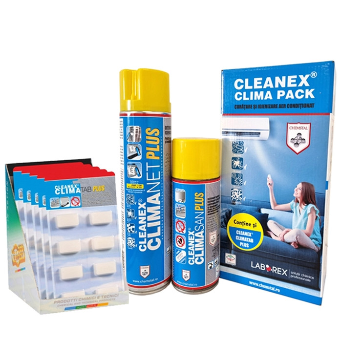 CLEANEX CLIMA PACK PLUS - Curatare si igienizare aer conditionat