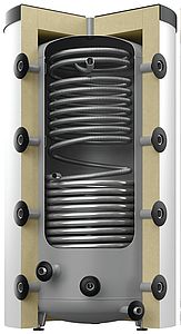 Reflex Puffer 500L cu serpentină ACM Inox HC