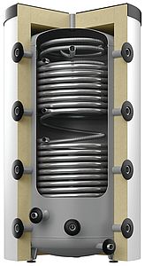 Reflex Puffer 500L cu 2 serpentine + ACM Inox HC 500/2