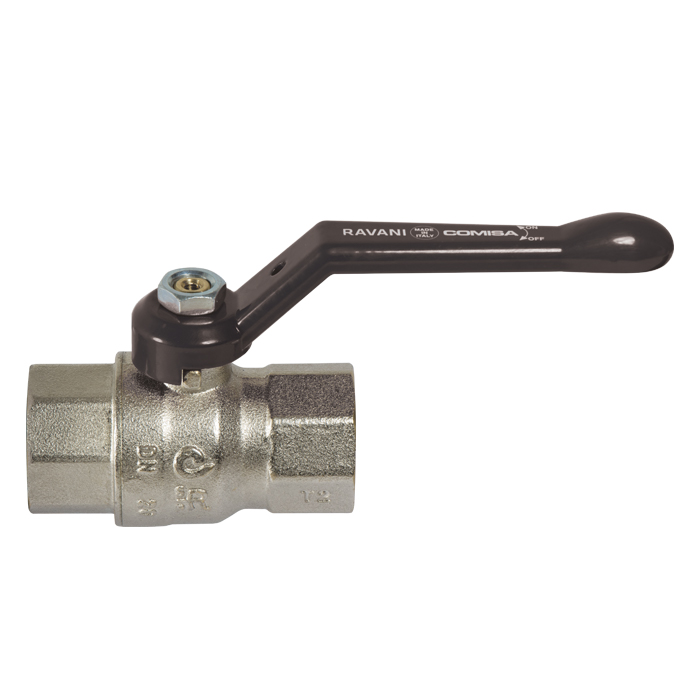 Comisa Robinet bilă cu mâner din aluminiu negru 5/4