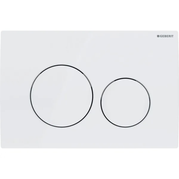 Geberit Delta20 Dual Flush placă activă alb