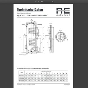 Boiler Austria Email HT 200 ERMR 200L