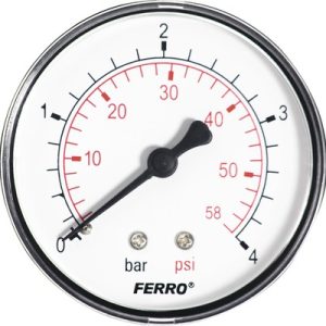 FERRO MANOMETRU AXIAL 4 BAR 1/4