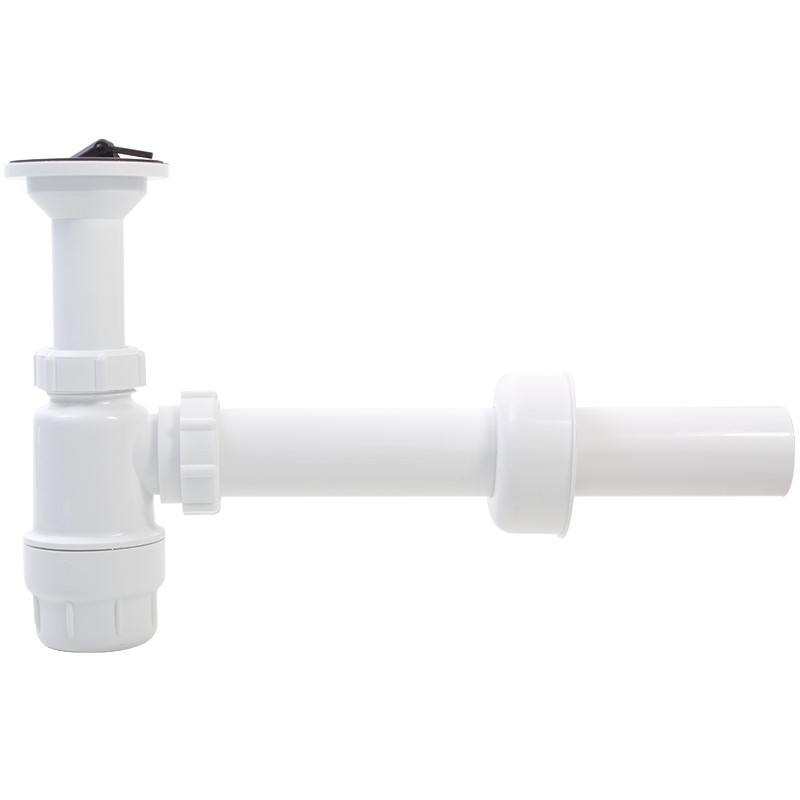 Sifon lavabou tip sticlă cu ventil 5/4
