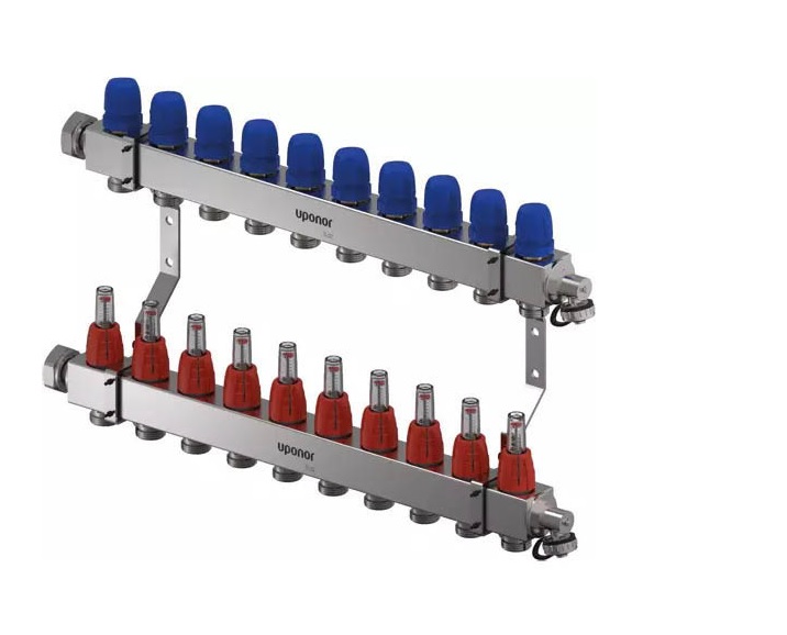 Distribuitor Uponor Vario C inox 10 căi 3/4