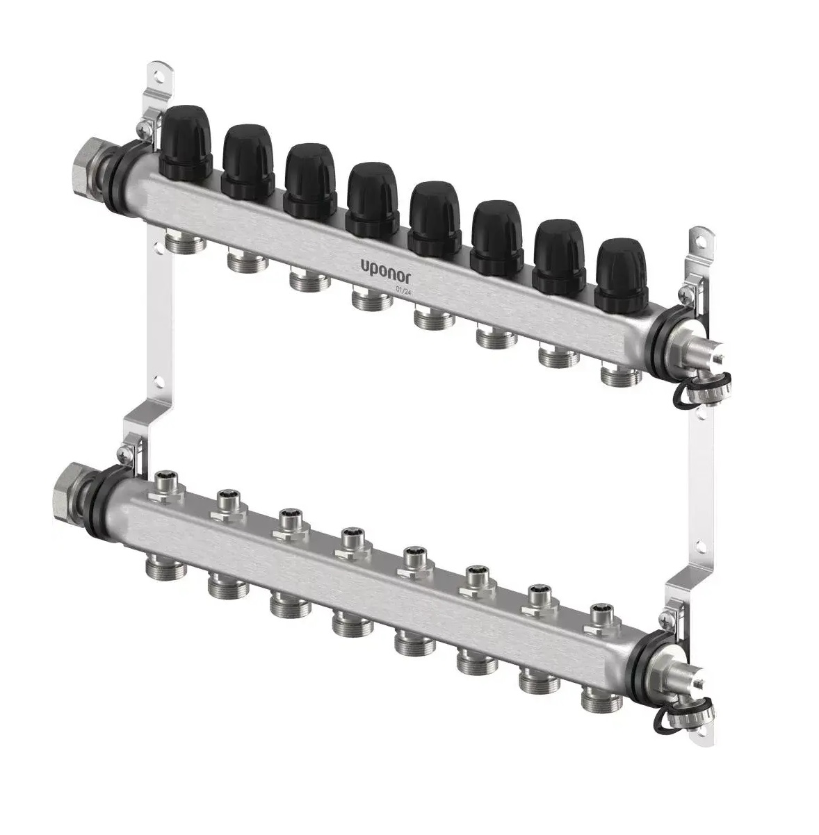 Distribuitor Uponor Vario S Inox 1” cu robinete