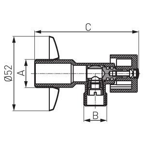 FERRO ROBINET COLTAR 1/2