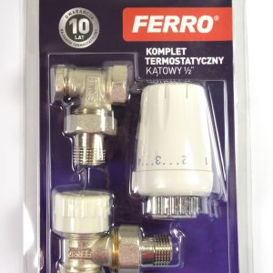 FERRO SET ROBINET RADIATOR+CAP TERMO+DETENTOR 1/2