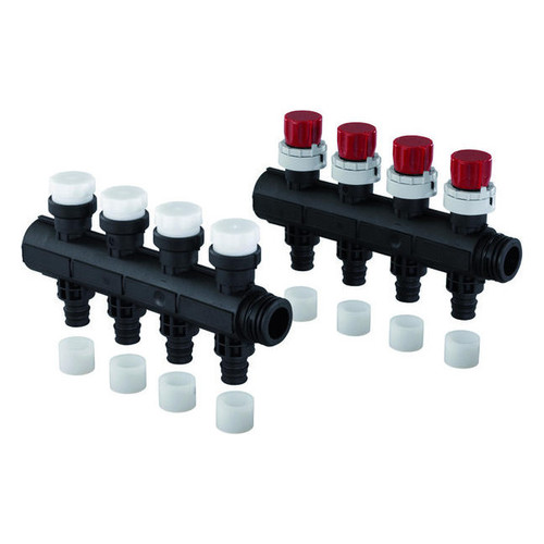 Uponor Distribuitor plastic cu robinet 1x20 cale Q&E
