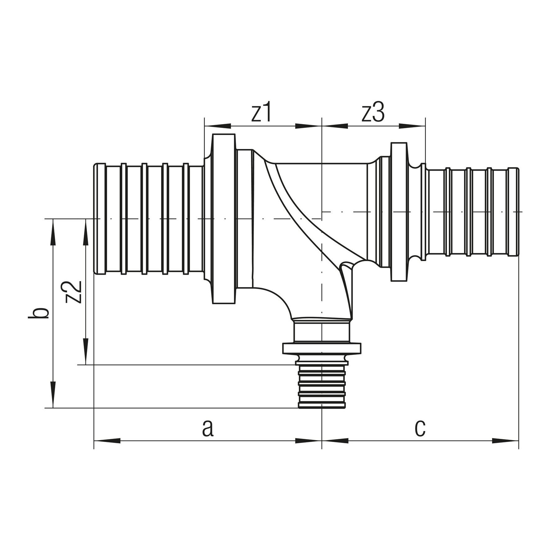 REHAU RAUTITAN RX+ TEU REDUS 32-16-25 - imagine 2