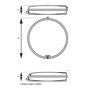 FERRO VAS DE EXPANSIUNE PLAT ROTUND 8L