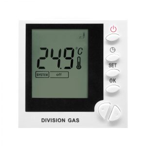 DIVISION GAS TERMOSTAT DE CAMERA PT.INCALZIRE IN PARDOSEALA DG 803X